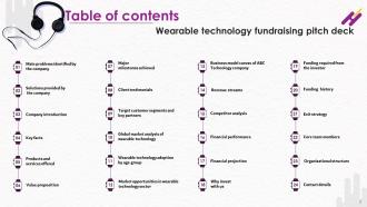 Wearable Technology Fundraising Pitch Deck Ppt Template Colorful Template