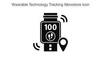 Wearable Technology Tracking Monotone Icon In Powerpoint Pptx Png And Editable Eps Format