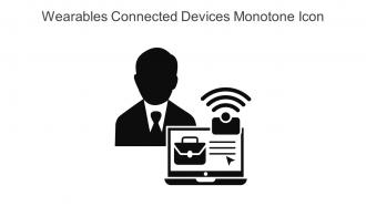 Wearables Connected Devices Monotone Icon In Powerpoint Pptx Png And Editable Eps Format