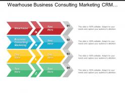 Wearhouse business consulting marketing crm small business liquidation