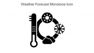 Weather Forecast Monotone Icon In Powerpoint Pptx Png And Editable Eps Format
