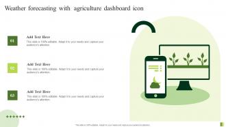 Weather Forecasting With Agriculture Dashboard Icon