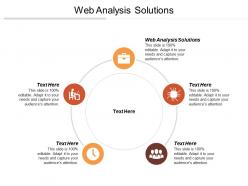Web analysis solutions ppt powerpoint presentation gallery graphics example cpb