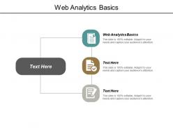 Web analytics basics ppt powerpoint presentation model grid cpb