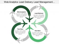 Web analytics lead delivery lead management institutionalized action