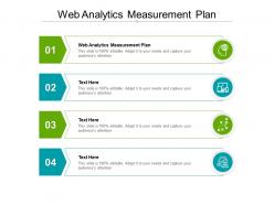 Web analytics measurement plan ppt powerpoint presentation file formats cpb