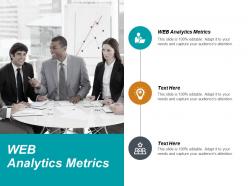 Web analytics metrics ppt powerpoint presentation show ideas cpb