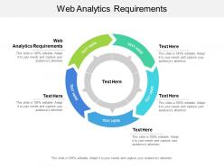 Web analytics requirements ppt powerpoint presentation inspiration designs download cpb