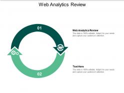 Web analytics review ppt powerpoint presentation styles vector cpb