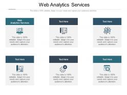 Web analytics services ppt powerpoint presentation professional show cpb