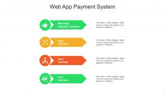 Web app payment system ppt powerpoint presentation icon graphics design cpb