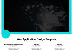Web application design template ppt powerpoint presentation slides graphics example cpb
