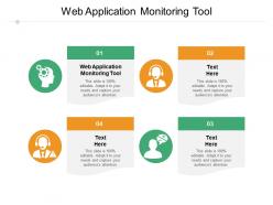 Web application monitoring tool ppt powerpoint presentation model graphics example cpb