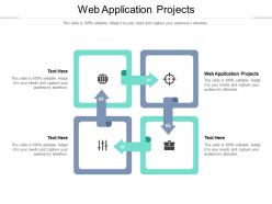 Web application projects ppt powerpoint presentation model skills cpb
