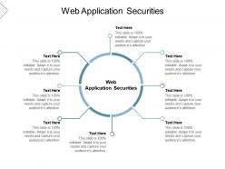 Web application securities ppt powerpoint presentation infographic template slides cpb