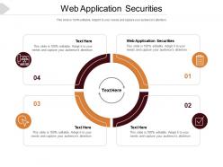 Web application securities ppt powerpoint presentation styles slideshow cpb