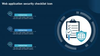 Web Application Security Checklist Icon
