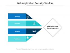 Web application security vendors ppt presentation pictures themes cpb