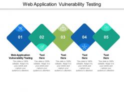Web application vulnerability testing ppt powerpoint presentation portfolio grid cpb