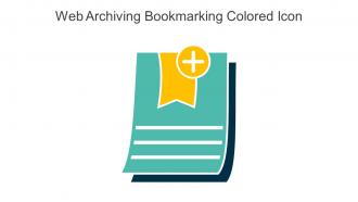 Web Archiving Bookmarking Colored Icon In Powerpoint Pptx Png And Editable Eps Format