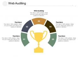 Web auditing ppt powerpoint presentation infographics gridlines cpb