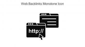 Web Backlinks Monotone Icon In Powerpoint Pptx Png And Editable Eps Format