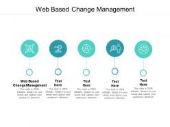 Web based change management ppt powerpoint presentation file summary cpb