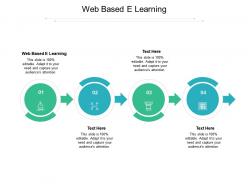 Web based e learning ppt powerpoint presentation infographic template inspiration cpb