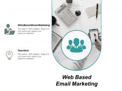 Web based email marketing ppt powerpoint presentation portfolio ideas cpb