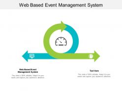 Web based event management system ppt powerpoint show templates cpb