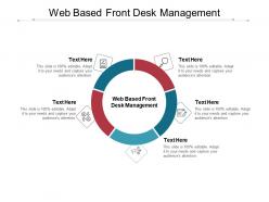 Web based front desk management ppt powerpoint presentation outline display cpb