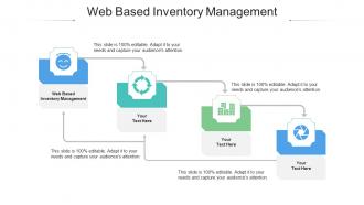 Web Based Inventory Management Ppt Powerpoint Presentation Gallery Smartart Cpb