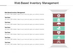 Web based inventory management ppt powerpoint presentation visual aids cpb