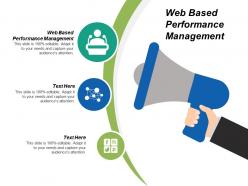 Web based performance management ppt powerpoint presentation model format cpb