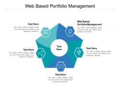 Web based portfolio management ppt powerpoint presentation pictures cpb