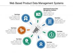 Web based product data management systems ppt powerpoint presentation gallery example topics cpb