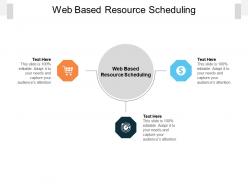 Web based resource scheduling ppt infographics slideshow cpb