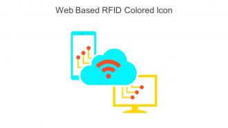 Web Based RFID Colored Icon In Powerpoint Pptx Png And Editable Eps Format