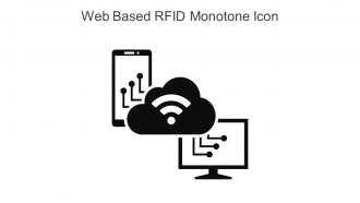 Web Based RFID Monotone Icon In Powerpoint Pptx Png And Editable Eps Format
