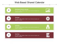 Web based shared calendar ppt powerpoint presentation layouts design ideas cpb