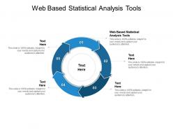 Web based statistical analysis tools ppt powerpoint presentation outline clipart images cpb
