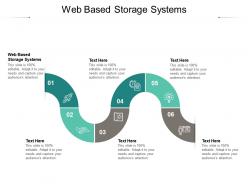 Web based storage systems ppt powerpoint presentation pictures gridlines cpb