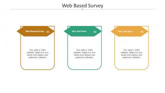 Web based survey ppt powerpoint presentation show icon cpb