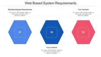 Web based system requirements ppt powerpoint presentation infographics professional cpb