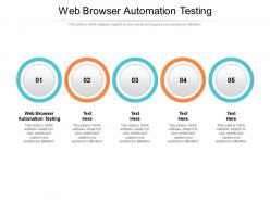 Web browser automation testing ppt powerpoint presentation styles microsoft cpb