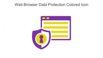Web Browser Data Protection Colored Icon In Powerpoint Pptx Png And Editable Eps Format