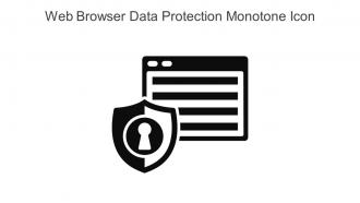 Web Browser Data Protection Monotone Icon In Powerpoint Pptx Png And Editable Eps Format
