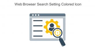 Web Browser Search Setting Colored Icon In Powerpoint Pptx Png And Editable Eps Format
