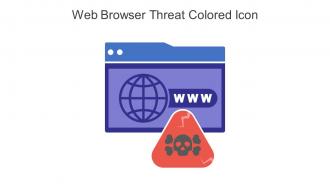 Web Browser Threat Colored Icon In Powerpoint Pptx Png And Editable Eps Format