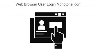 Web Browser User Login Monotone Icon In Powerpoint Pptx Png And Editable Eps Format